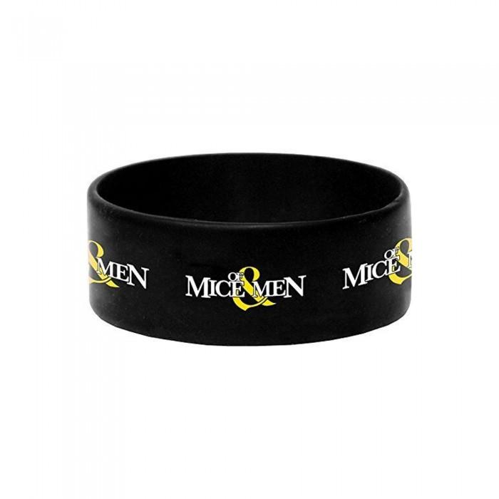 Of Mice And Men Silikonowa opaska na nadgarstek z logo
