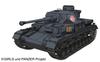 PLATZ Girls Panzer Series IV Tank Kai Type Anglerfish Team Scale Plastic Model & D-Type (F2 Specification) Ver. 1/35