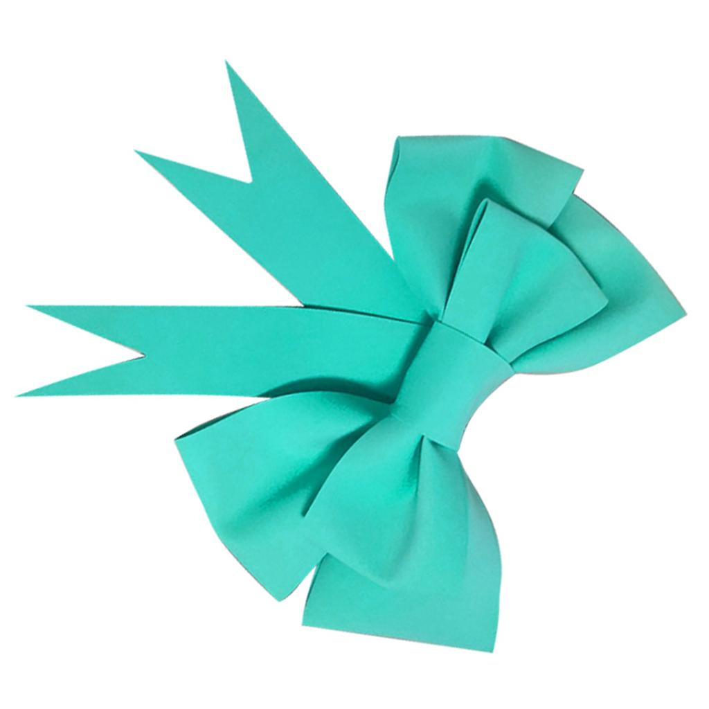 DIY Överdimensionerad Rosett EVA Svamp Rosett Hängande Dekoration Köpcentrum Fest Fotorekvisita Grön Blå