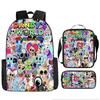 Dandy'S World Student School Bag Dandy'S World Cartoon Cute Backpack Three-Piece Set Satchel Bag Pencil Case
