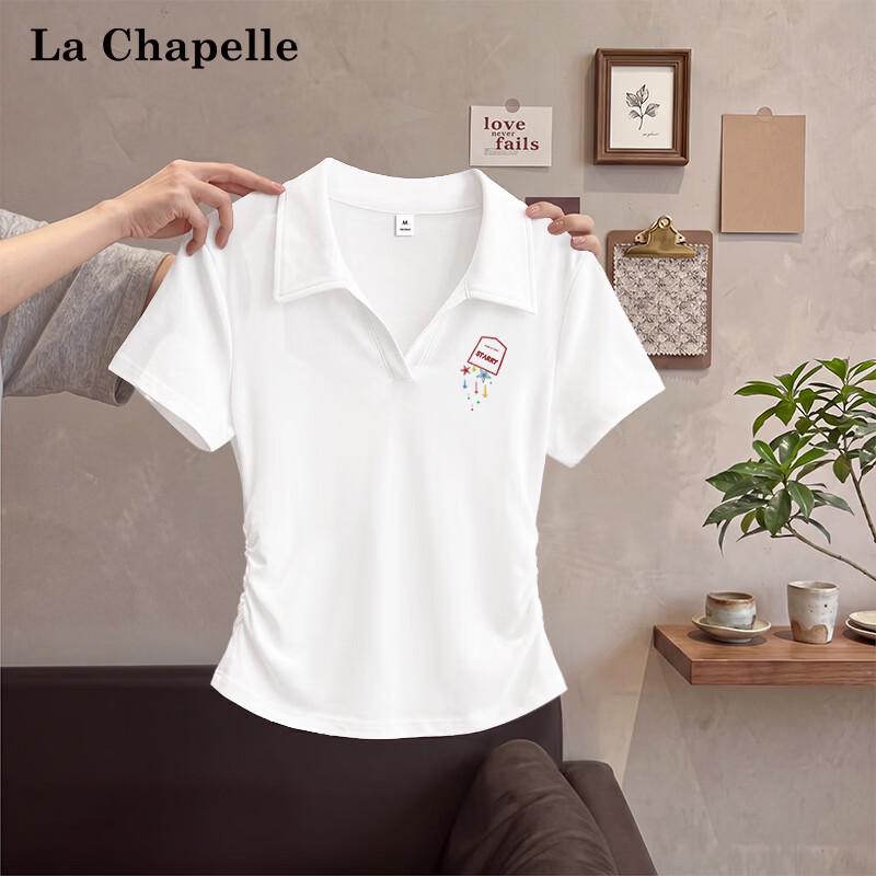 La Chapelle Women s Sweet & Spicy V-neck Polo T-shirt 2XL