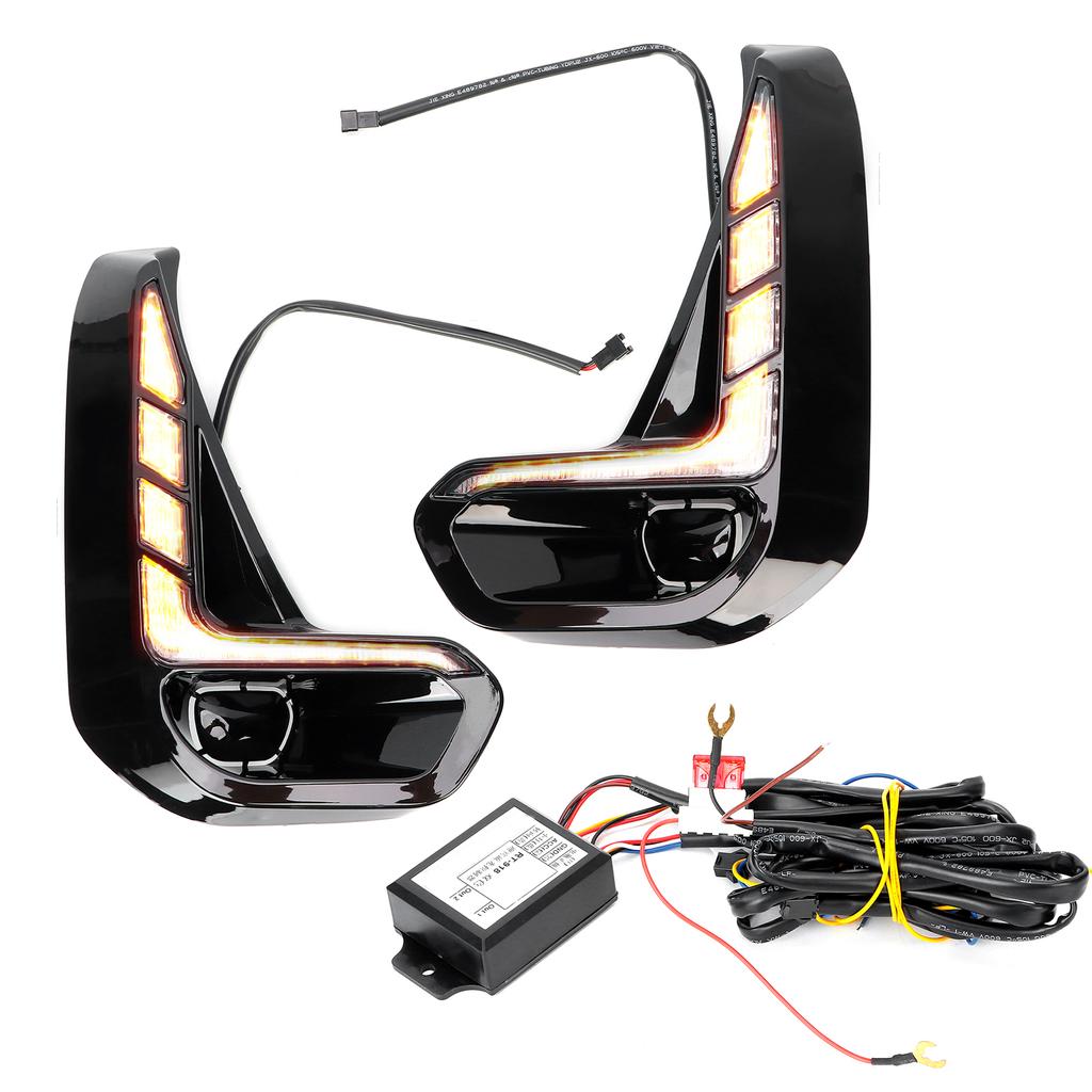 DC 12V LED Daytime Running Light Bright Turn Lamp Replacement for Hilux REVO 2020‑2021