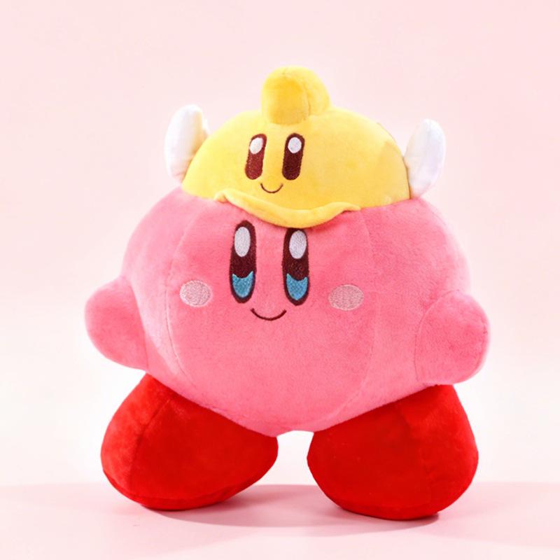 30/40/50cm Cupid Kirby Plush Toy Cute Angel Kirby Soft Fluffy Stuffed Game Character Doll Throw Pillow Home Sofa Room Decor Gift