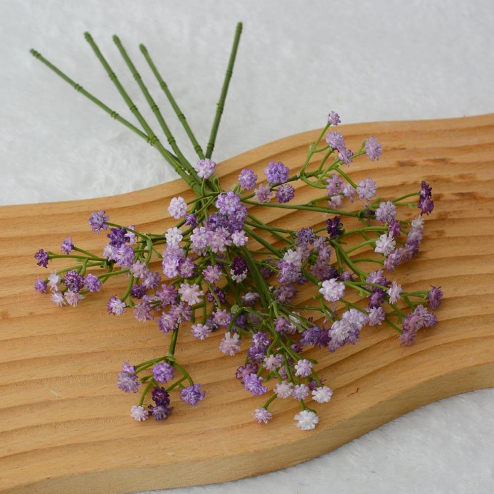 5/10Pcs Artificial Flowers Plastic Home Decor Bride Bouquet for Wedding Party Garden Decoration Baby's Breath DIY Fake Flowers