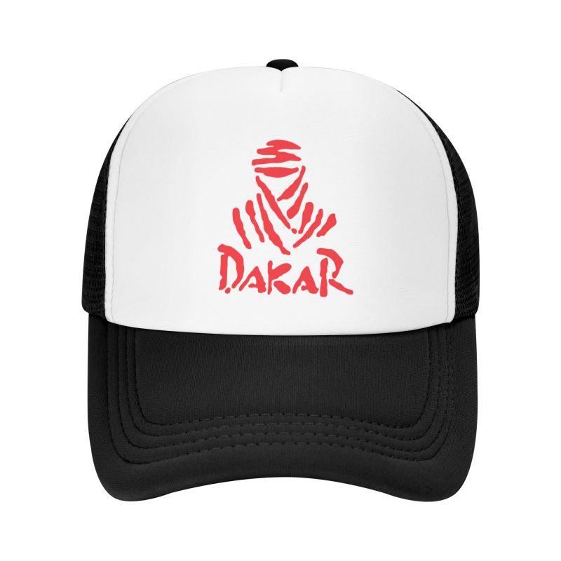 Dakar Rally Print Mesh Baseball Cap Unisex Adjustable Snapback Caps Summer Breathable Sun Visor Hat Trucker Hats