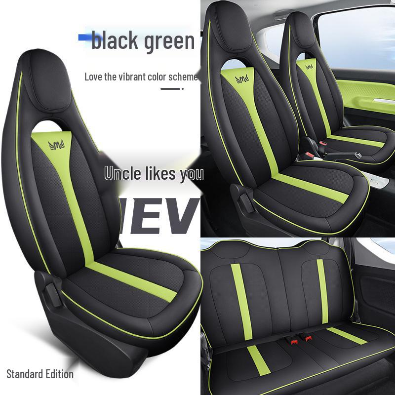 DJGY Sports Leather Seat Cushion Cover for Wuling Hongguang MINI - Four Seasons Pad