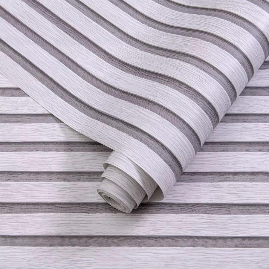 Grille Wallpaper Self-adhesive Wallpaper Wall Sticker Instant Peeling and Paste 3 Lengths to Choose from for TV Background, Bedr