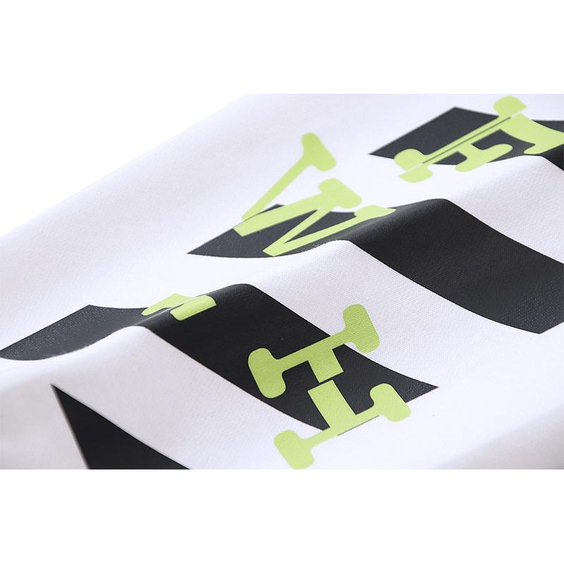 1113 Off-White Herbst und Winter Neu OW Fluoreszierender Buchstabenpfeil Pullover Herren und Damen Kapuzenpullover Sweatshirt