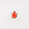 Natural Carnelian Gemstone 925 Stamped Silver Jewelry Handmade Engagement Ring RR-57-33