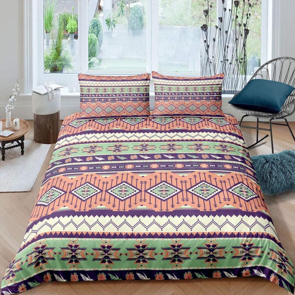 Polyester Comfortable Floral Pattern Duvet Cover Set With Duvet Cover And Pillowcases King Queen Twin Sizes For All Ages