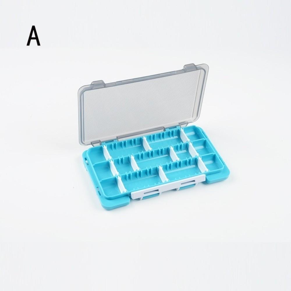 Assembled Design Fishing Tackle Box Durable Material Adjustable Compartments Fishing Accessories Storage Box Portable Size
