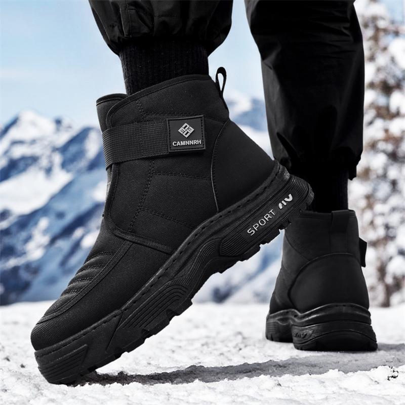 New Men's Classic Winter Fashion High Top Thick Sole Snow Shoes Comfortable Soft Sole