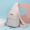 PU Soft Shoulder Crossbody Chest Bag Simple Design