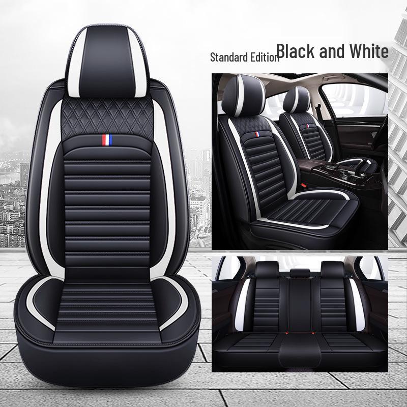 

Universal Full Coverage Ice Silk Car Seat Cover for Five-Seater - Four Seasons Cushion Standard (5 seats)