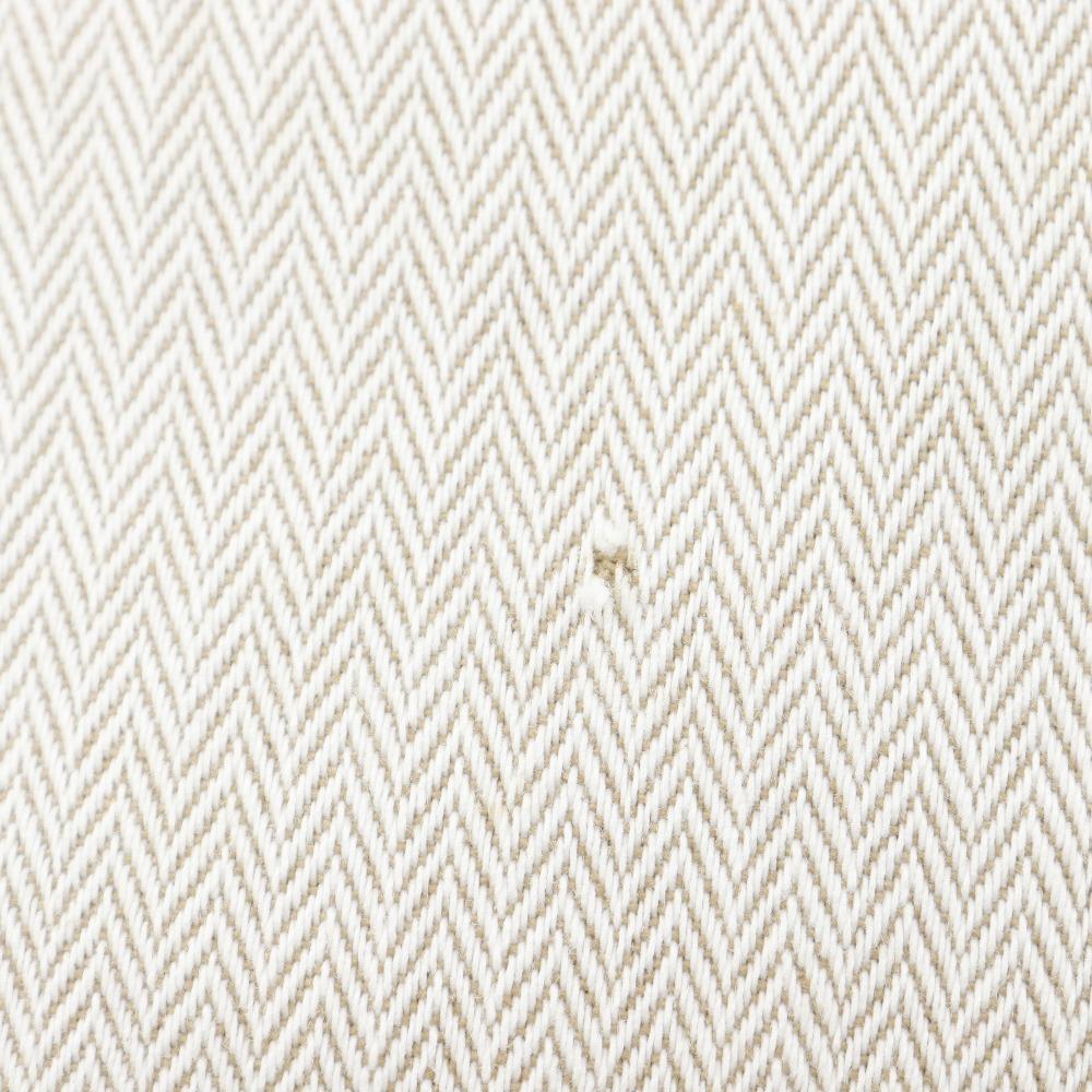 HERMES Alain GM Shoulder Bag beige/Orange Towal chevron unisex Used