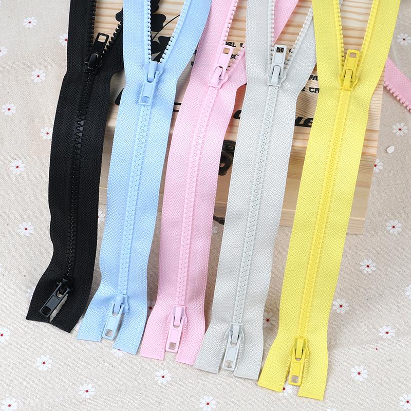 Color No. 5 Resin Double Head Open Tail Zipper Clothing Accessories Down Jacket Clothes Jacket Zipper Diy Accessories