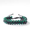 New Personality Trend Jewelry Bracelets Braided Bead Bracelets Bracelets Men's Dark Tiger's Eye Stone Bracelets