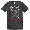 Overlijdensbericht Doodsoorzaak Heavy Metal Kunst T-shirt Retro Rock Grafisch T-shirt