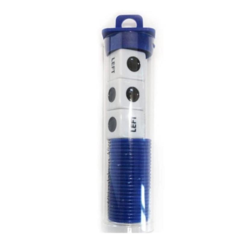 

1шт интересные игральные кости в центре для клубных игровых посиделок, левая правая центральная настольная игра 1Pc синий