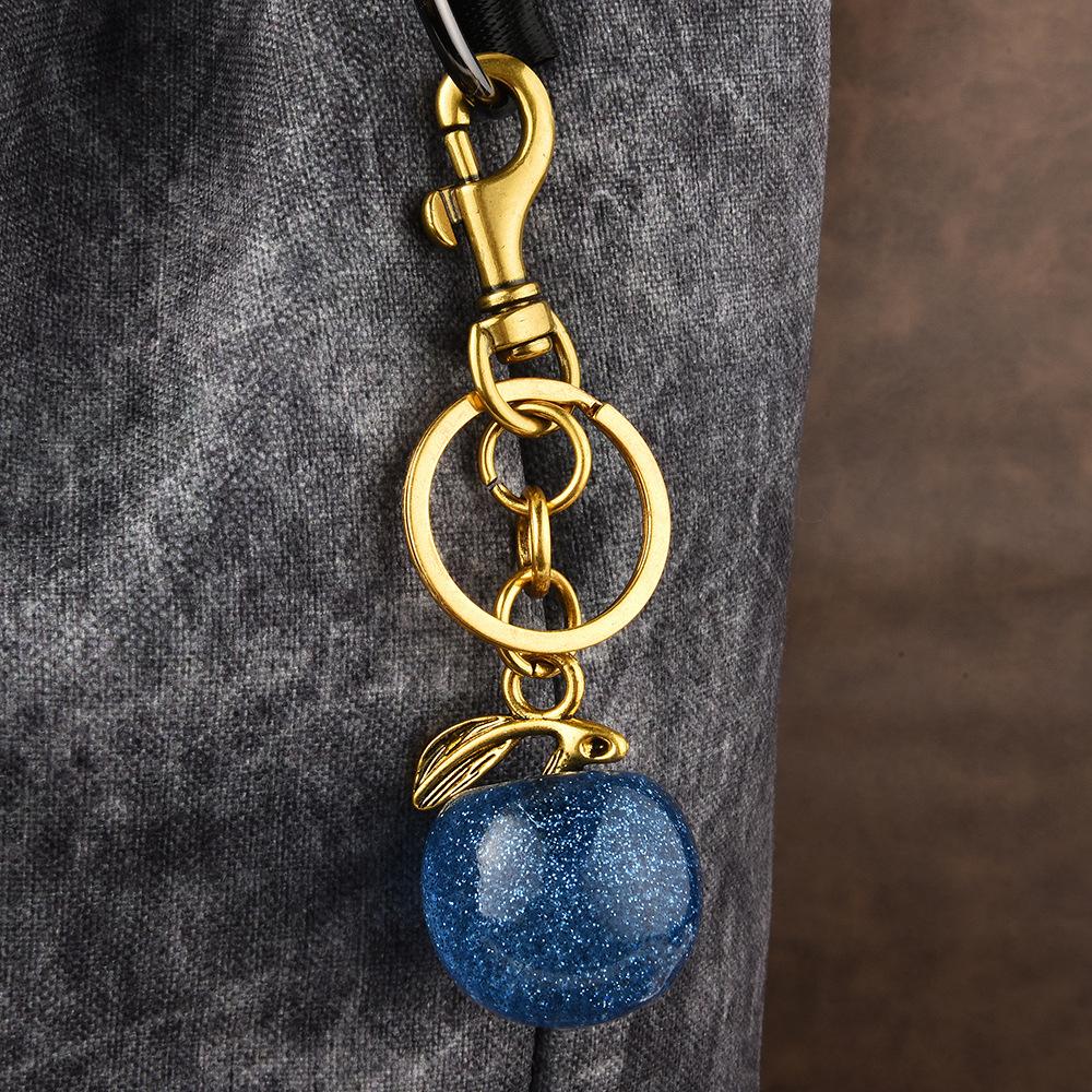 Apple Keychain, Bag Pendant, Women'S Bag Jewelry, Exquisite Car Keychain.
