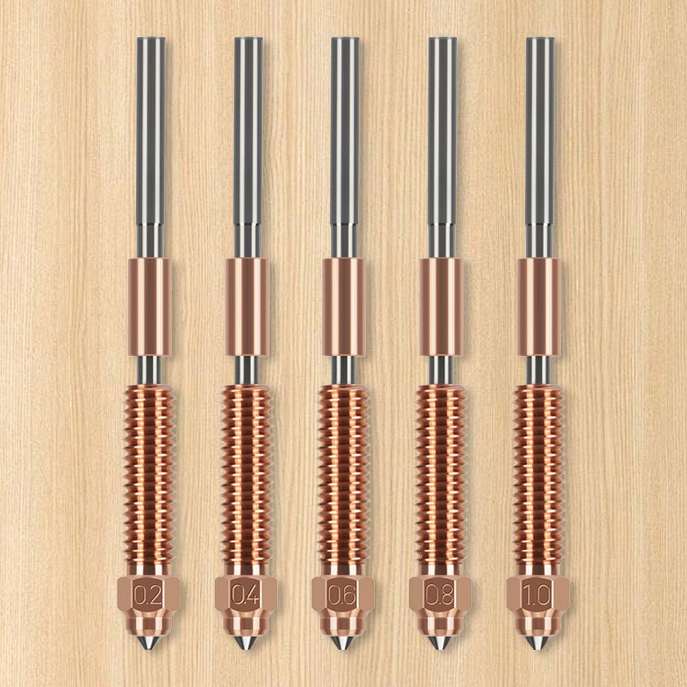Quick-Swap Nozzle 0.2/0.4/0.6/0.8/1mm High-Speed Printing Nozzle High Temperature Resistant Nozzle for Creality K1C 3D Printers
