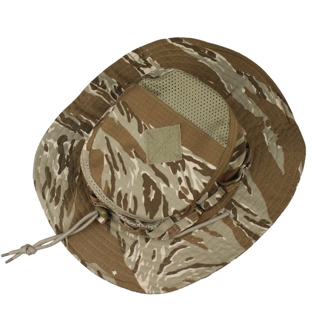 Camouflage Bucket Hat Windproof Fisherman's Hat Durable Boonie Hat