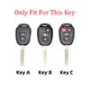 Styling Mouldings Leather Car Key Case Cover for Toyota Rav4 MK4 Rav 4 Corolla Fielder Vitz Remote 2/3/4 Buttons Shell Fob Shell