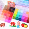 2.6mm 8400pcs/Box Pixel Puzzle Fuse Beads DIY Mix Colors For Kids Creative Crafting Beads High Quality Handmade Unique Gift Toy