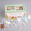 Simulation Resin Accessories Ice Cream Cabinet Cartoon Animal Popsicle Diy Jewelry Accessories Materials Children'S Play House Toys