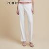 Off-White Straight-Leg Trousers