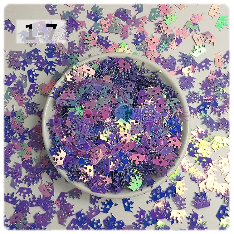 Yaleduo Crown PVC Sequin Carnival Costume Headwear Accessories
