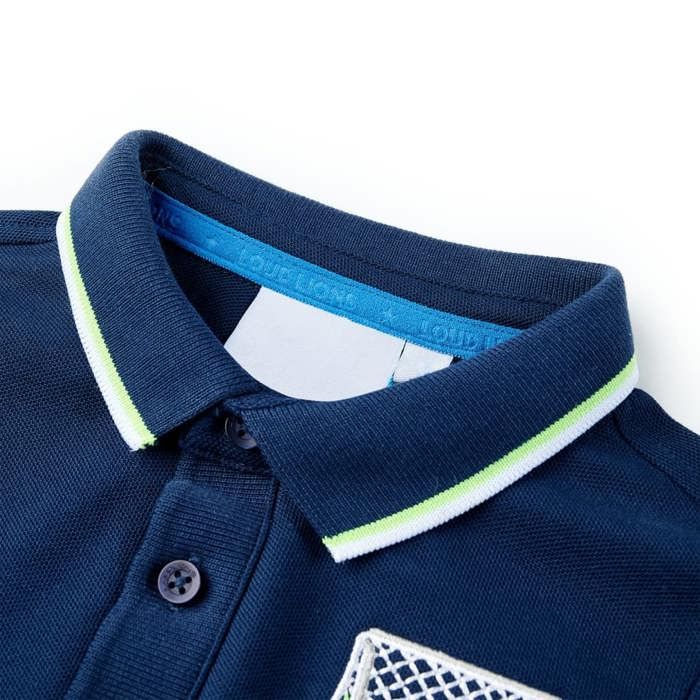 Polo pour enfants bleu marine 92/104/116/128/140