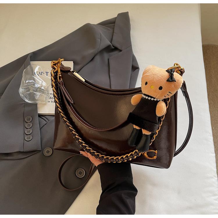 Wysokiej klasy Torba Retro, Mała Torba na Ramię dla Dojeżdżających, Mała Torba Crossbody dla Dojeżdżających, Mała Kwadratowa Torba
