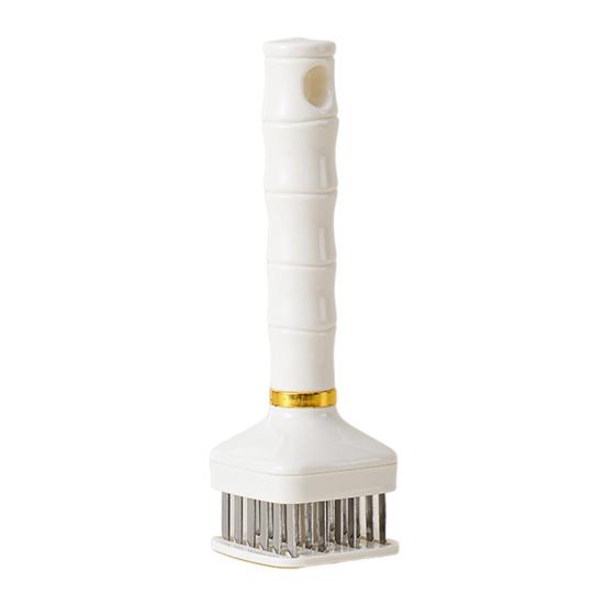 Stainless Steel Meat Tenderizer Hammer Automatic Rebound Meat Tenderizer Tool for Kitchen Family Restaurant Bakery Marinade Absorption Enhancer