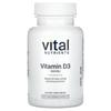 Vital Nutrients, Vitamin D3, 5,000IU, 180 Veggie Capsules