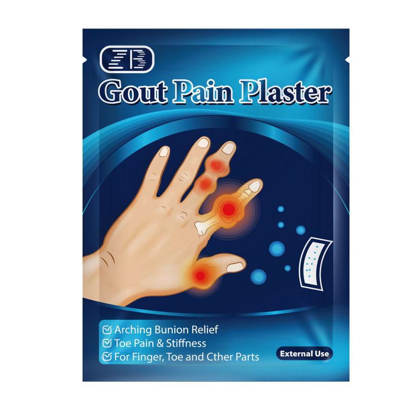 8pcs/bag Gout Pain Patch Treatment Foot Gout Patch Thumb Corrector Sticker Finger Hallux Toe Bunion Pain Relief Plaster Patch