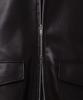 Musinsa Standard Synthetic Leather Oversized Aviator Jacket [Dark Brown]