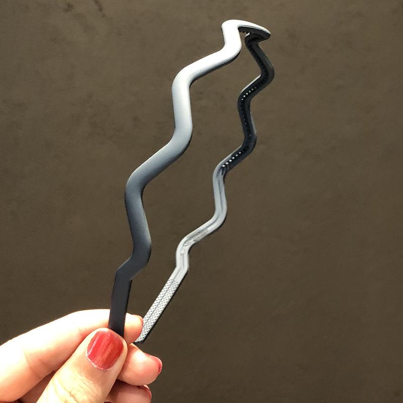 Vintage Headbands for Hair Woman Hair Band Simple Candy Color Chain Bezel for Hair Hair Hoop Headband Bezel Hair Accessories