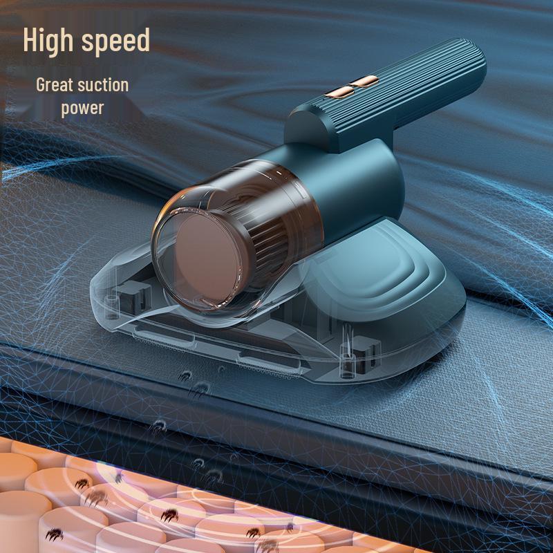 Handheld Wireless Vacuum Cleaner for Mite Removal from Beds