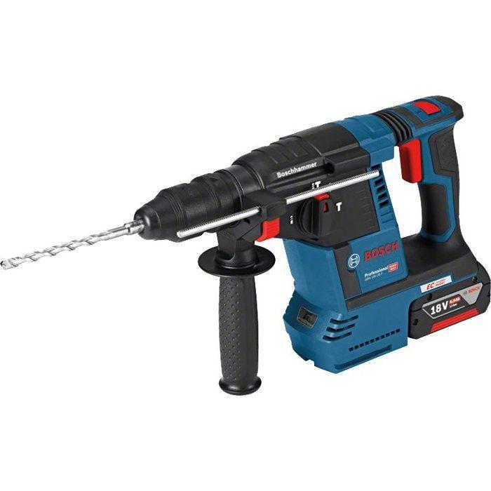Cordless Drill - BOSCH PROFESSIONAL - GBH 18V-26F - 2.6 J - 2 ProCore 5.5Ah Batteries - KickBack Control