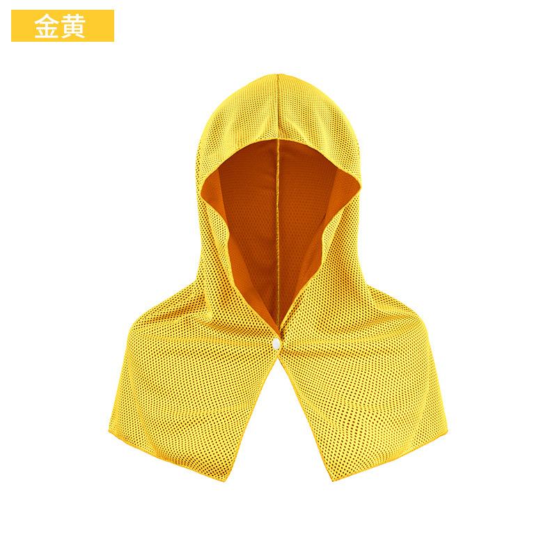Summer Cooling Hooded Towel UV Protection Ice Silk Sports Sunshade Neck Wrap