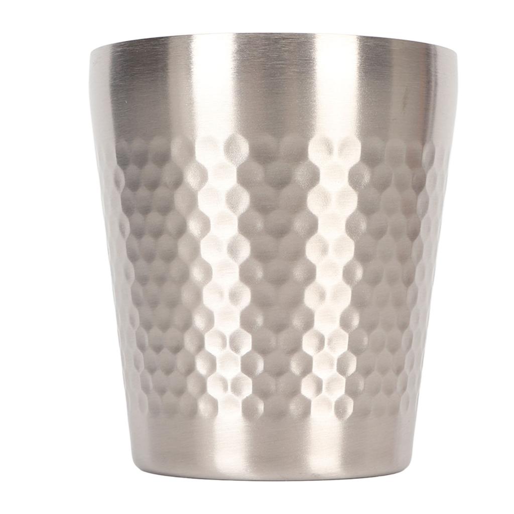 2pcs 304 Stainless Steel Pint Cup Hot Cold Drinking Cup Multipurpose Coffee Water Cup for Restaurant Office Camping