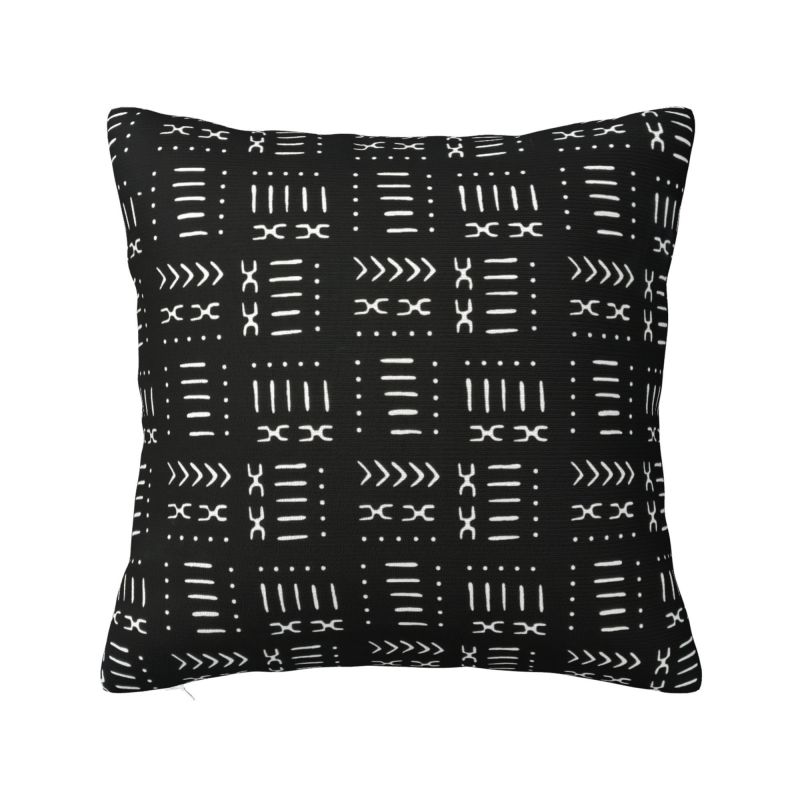Afrikaanse Etnische Ankara Stijl Kussenhoes x cm Polyester Zachte Plaid Kussenhoes Voor Bank Zitdecoratie Beddengoed Kussensloop