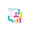 Boon Pipes Cogs Tubes Baby Bath Toy Bundle Bath Accessories for Babies and Toddlers Multicoloured Toddler Bath Toys for Boys and Girls Suitable for 1,