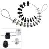 Convenient Nut & Bolt Thread Gauge Nut & Bolt Thread Size Measurement 26 Assorted Gauges for Quick Size Confirmation