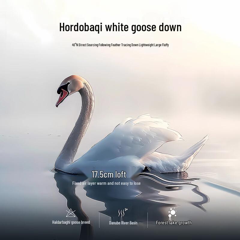 LANCY Holdobaji Women's Retro Micro-flare Goose Down Pants