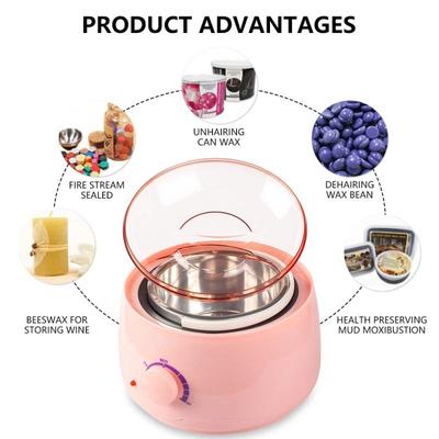 Wax Warmer Heater Depilation Dipping Pot Hair Removal Removing Unwanted Hairs In Legs Whole Body Partsb