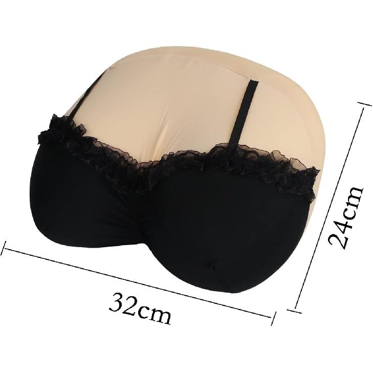 ITODA Boobs Breasts Pillow Cushion Funny Throw Pillow Home Bedroom Decor Cushion Soft Memory Foam Sleep 3D Creative Breast Shape Sleeping Backrest