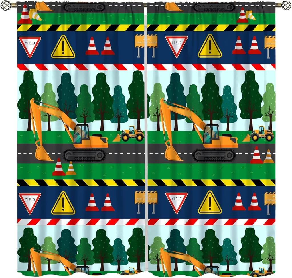 Colorful Inspirational Kids Curtains Quotes Cute Child Cartoon Motivational Rainbow Sun Rod Pocket Window Drapes For Kitchen