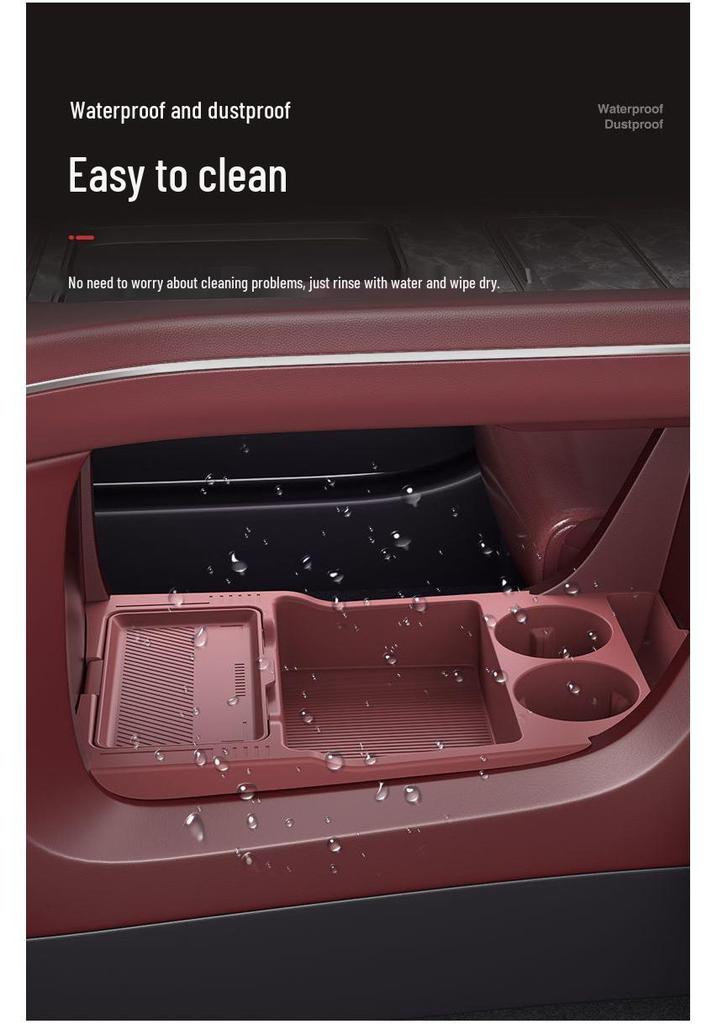 NIO ES8 Center Console Silicone Storage Organizer - Fits 26 Models
